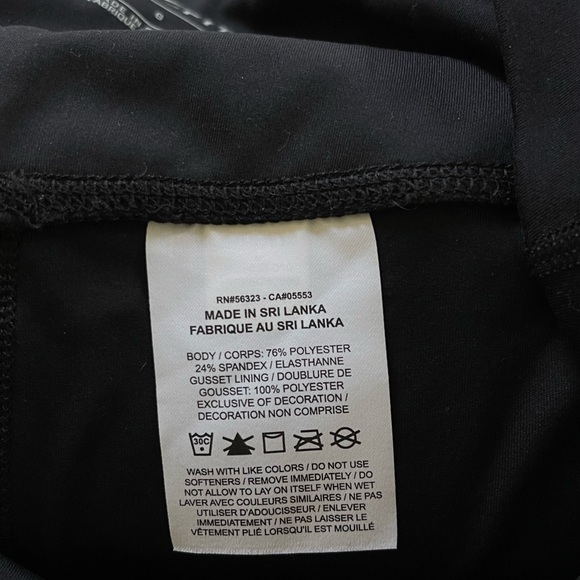 Nike Dri-Fit Black Legging Leg Cut Out Large - Picture 6 of 6